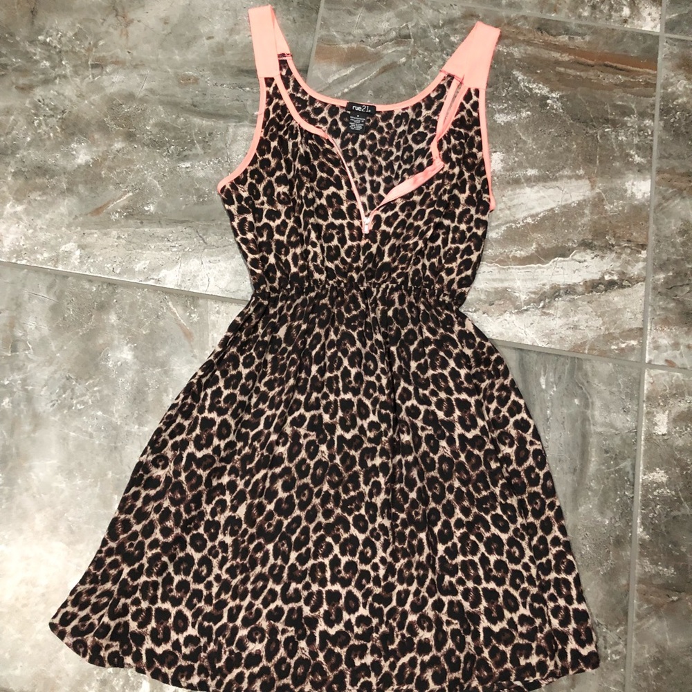 Leopard print dress